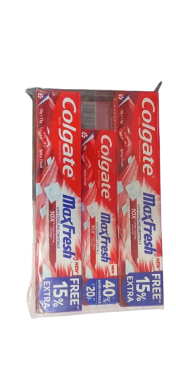 Colgate Red Gel Maxfresh With Cooling Crystals Spicy Fresh Tothpaste