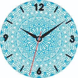 Watermelon Wall Clock With Minute Markers