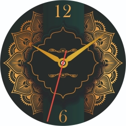 Illusion Maze Wall Clock With Numerals